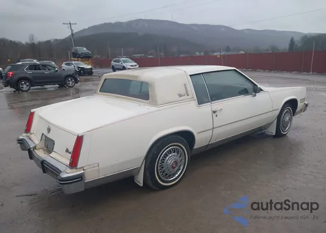 1985 Cadillac Eldorado z USA, uszkodzony, nr VIN 1G6EL5782FE66949